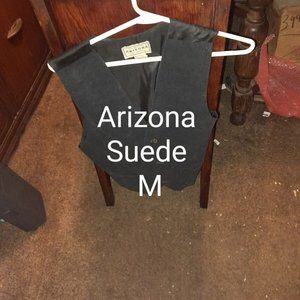 arizona suede vest women medium